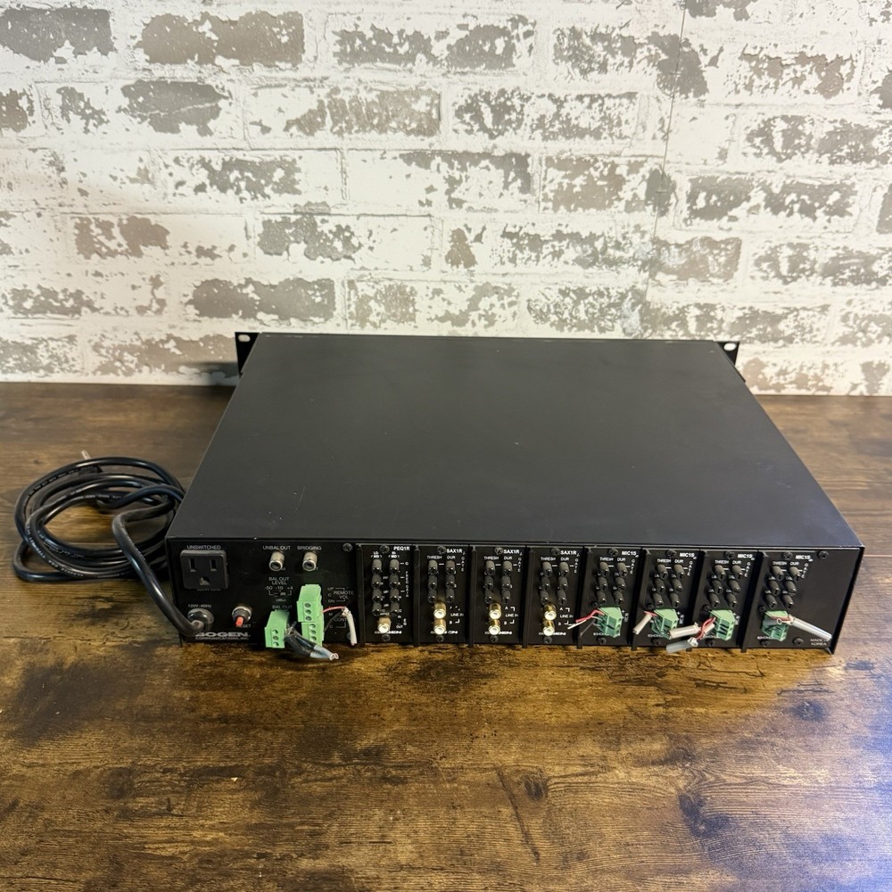 Fully Loaded - Bogen Power Vector VMIX - Audio Amplifier - SAX1R MIC1S