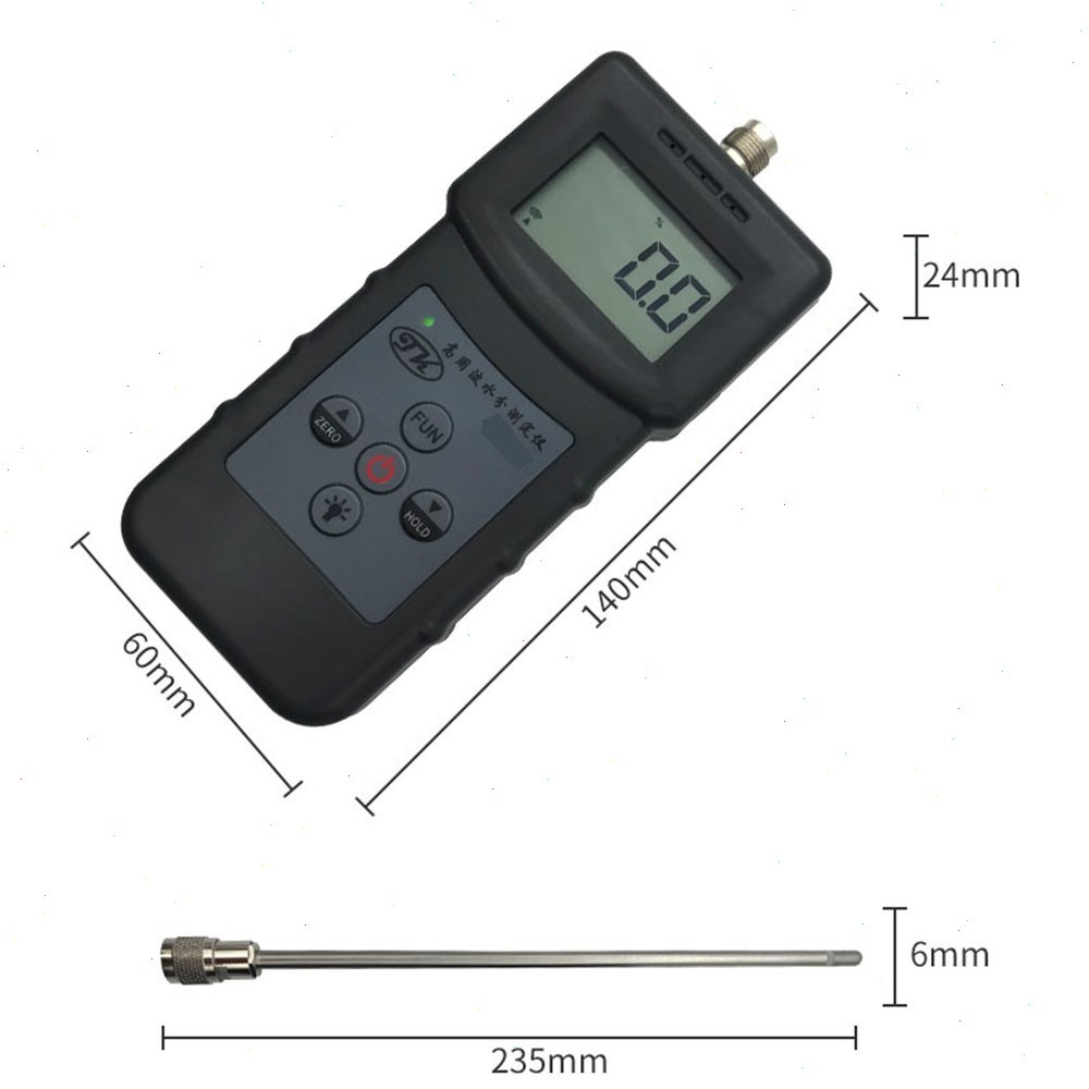 Coal Moisture Content Meter for Powder Materials with Measuring Range 0-80%