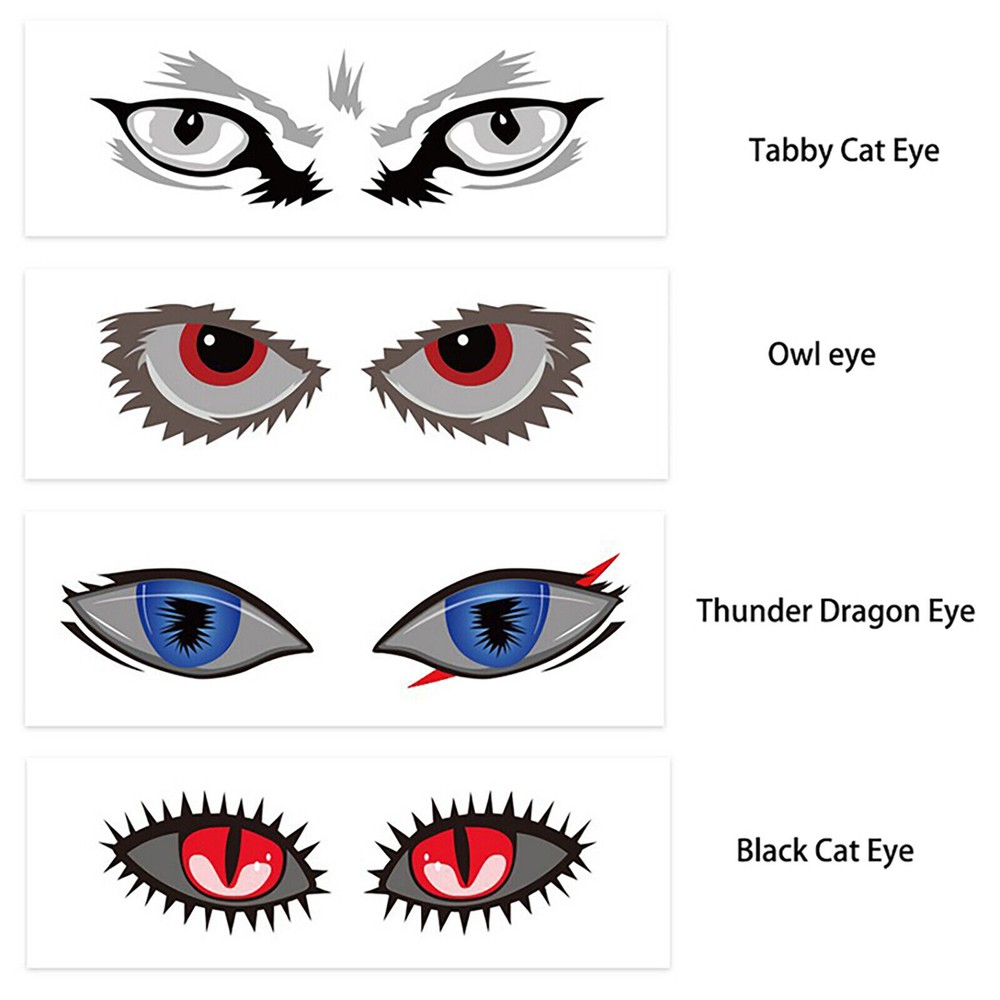 For DJI FPV Combo Flying/VR Glasses Stickers Animal Eye Pattern Stickers