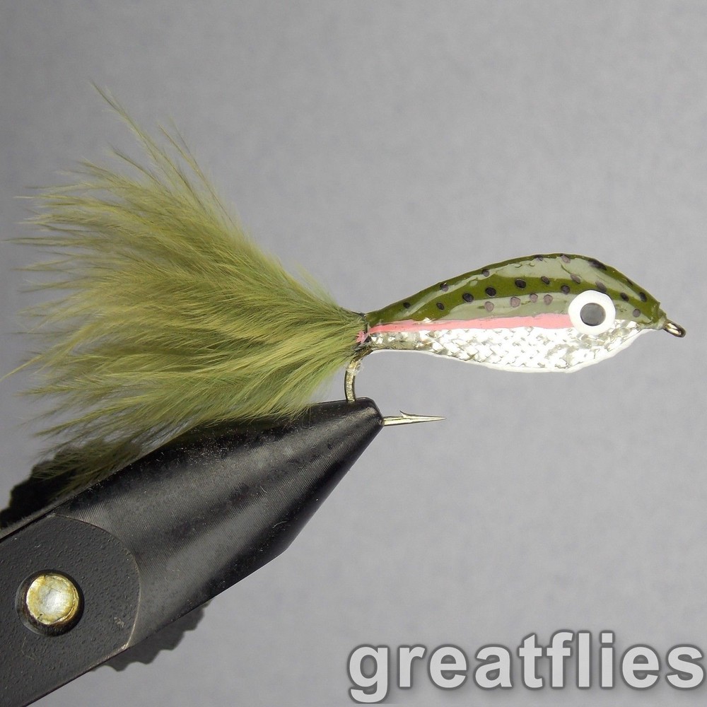 1 dozen (12) - Epoxy Minnow - Rainbow Trout