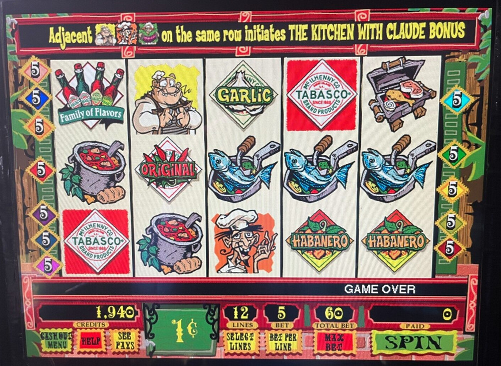 IGT I-game Tabasco Video Software