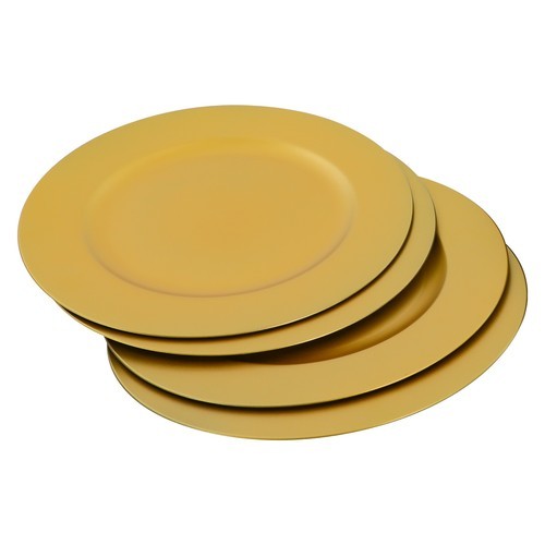 100 Pcs Western Dim Sum Dishes With Patterns, Round Plates Set, Reusable Plate