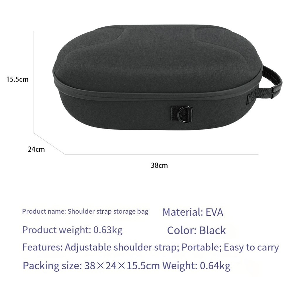VR Carrying Case for Portable Storage Bag Handlebar Suitcase for Meta 9366