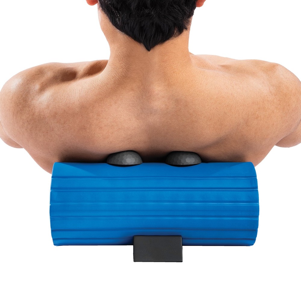 13" Hollow Core Foam Roller W/ EVO Focus Technology Blue/Gray