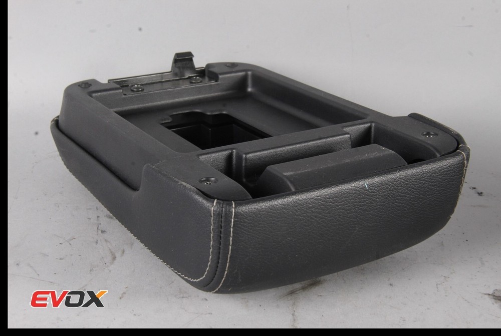 08-15 MITSUBISHI LANCER EVOLUTION EVO X CENTER CONSOLE ARMREST LID LEATHER