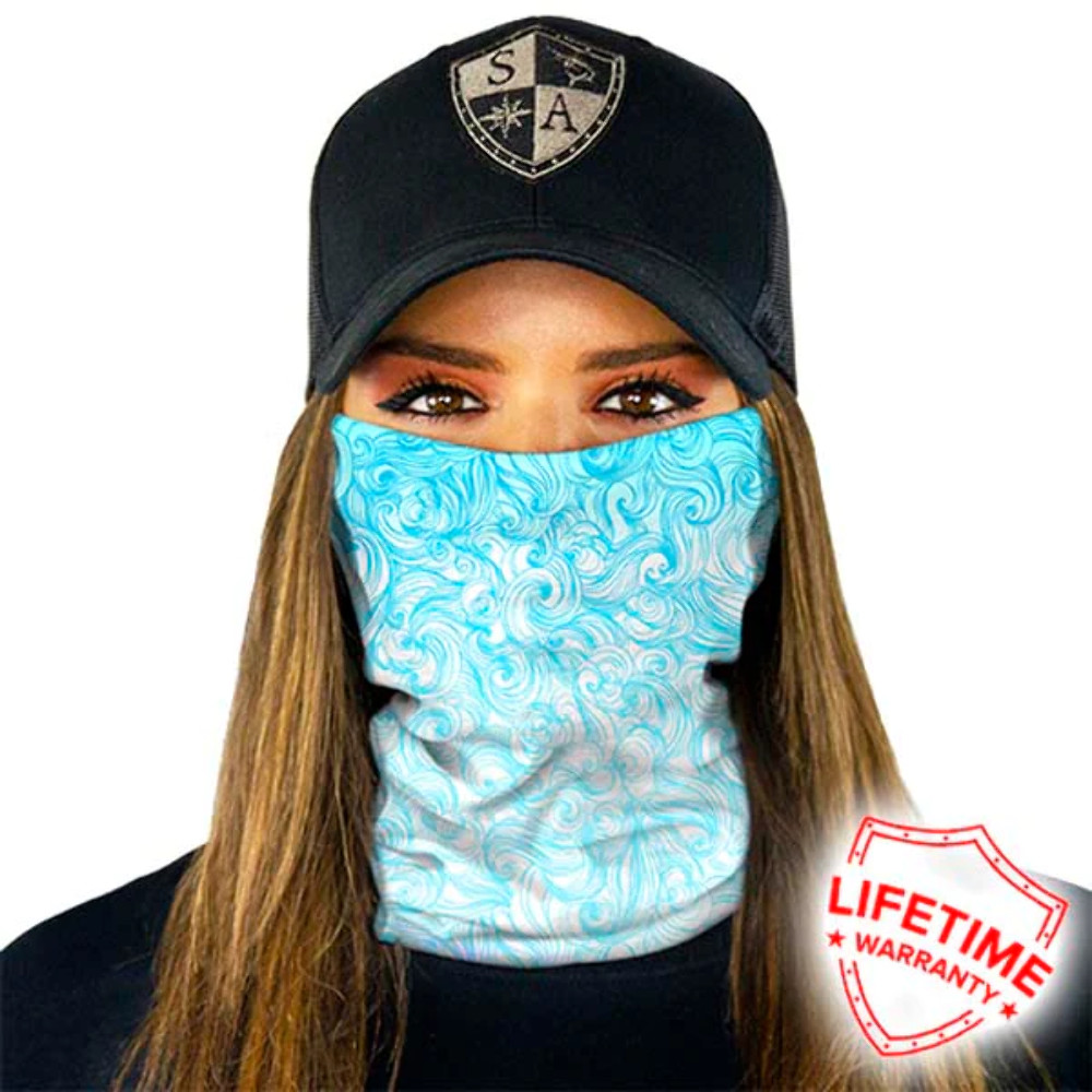 SA CO Multi-Use Gaiter Mask Tidal Waves