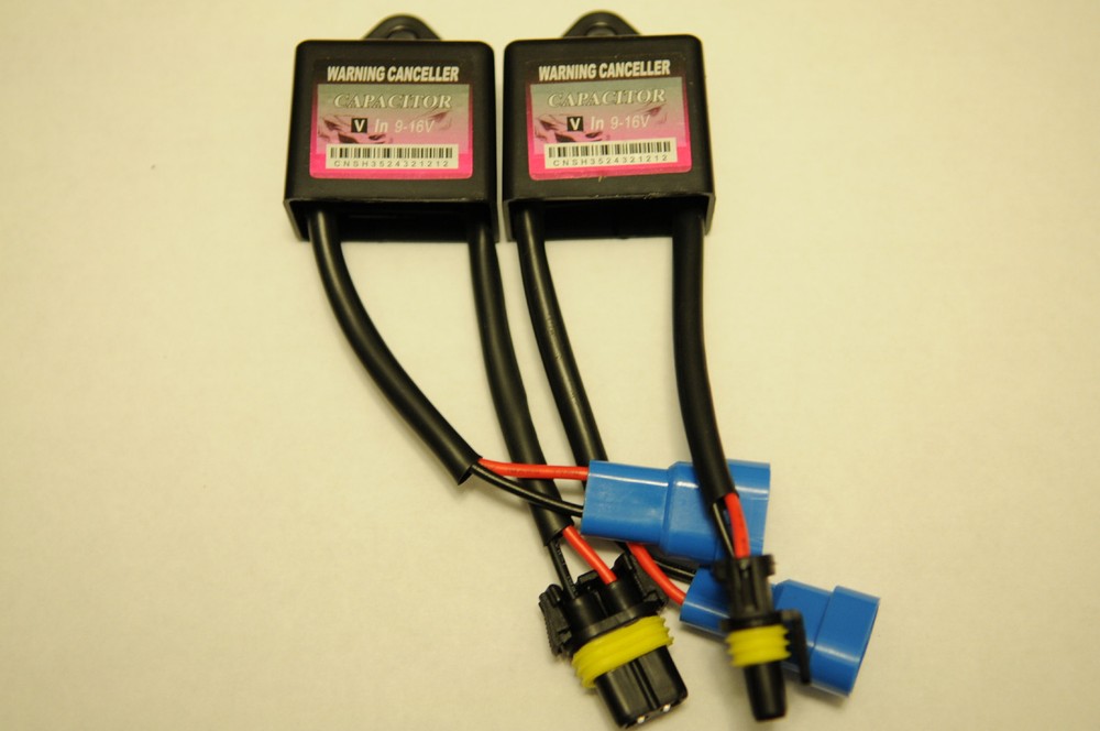 HID ERROR WARNING CANCELLER CAPACITOR XENON BULB ANTI-FLICKER DECODER BMW H7 CLK