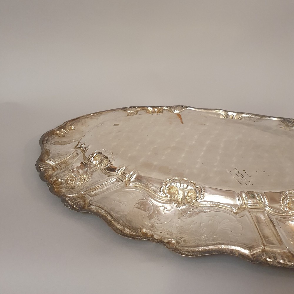 Antique Silver Plated Tray