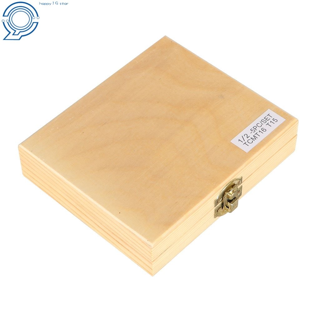 5 pack 1/2" Carbide Indexable Turning Tool Lathe Tool Bit With Carbide Inserts