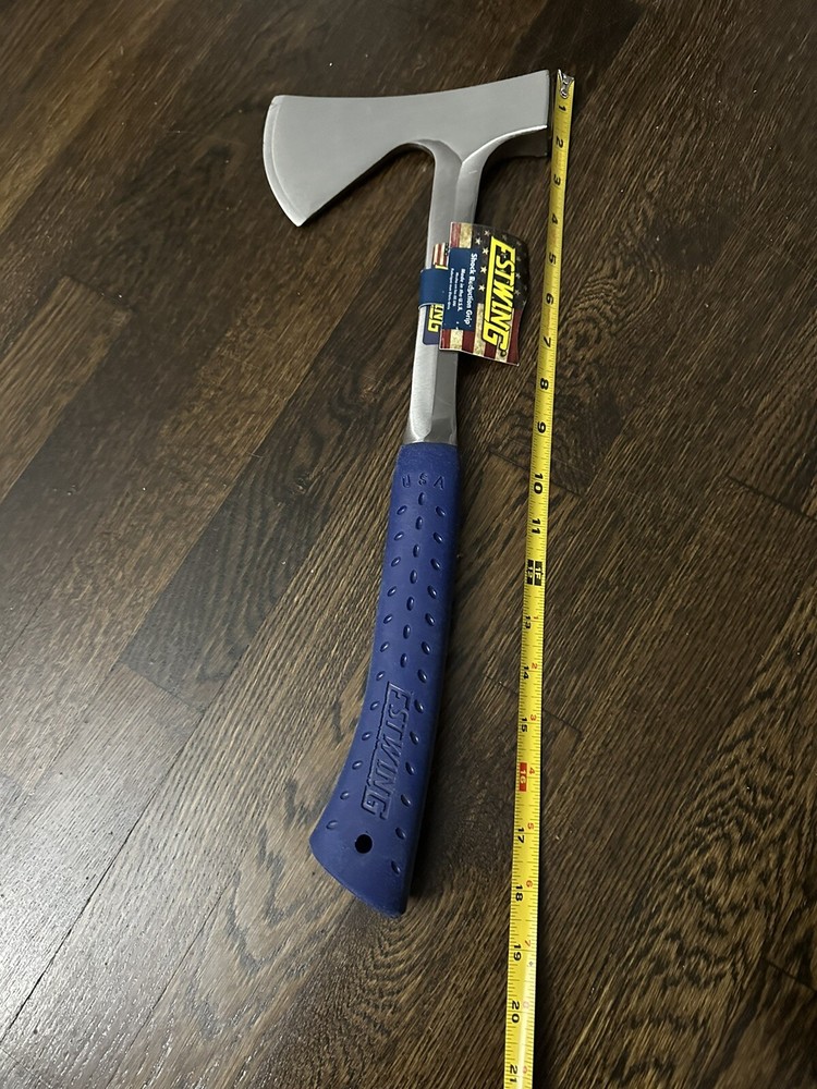 Estwing Campers 18.75 Axe E44A Shock Reduction Grip. (47)
