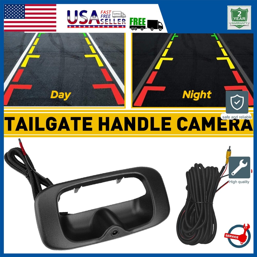 Tailgate Handle Backup Camera w/wire For 1999-2007 Chevy Silverado GMC Sierra US