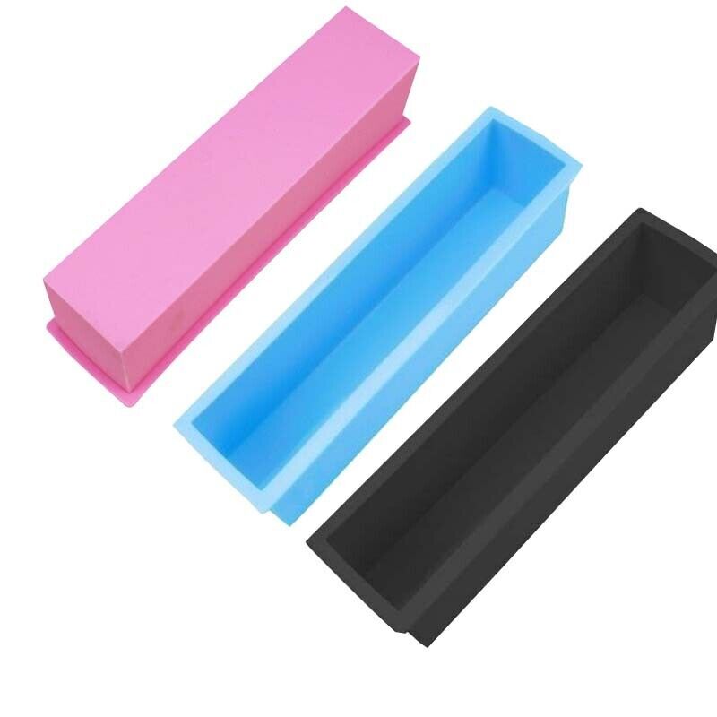 Toast Cold Processing Soap DIY Rectangle Loaf Mold Baking Silicone Tools Cake