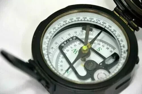 Geological Brunton Compass With Leather Case
