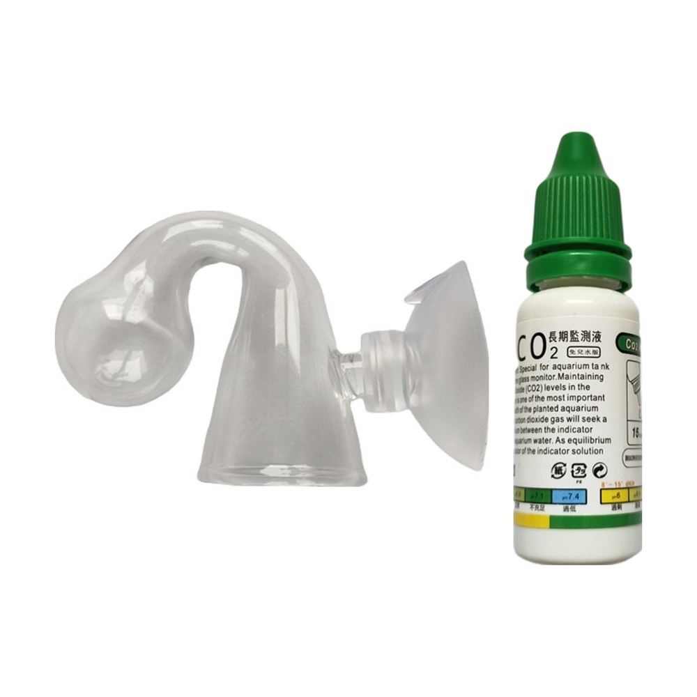 Aquatic CO2 Drop Checker Solution Fish Tank Test Kit CO2 Checker New