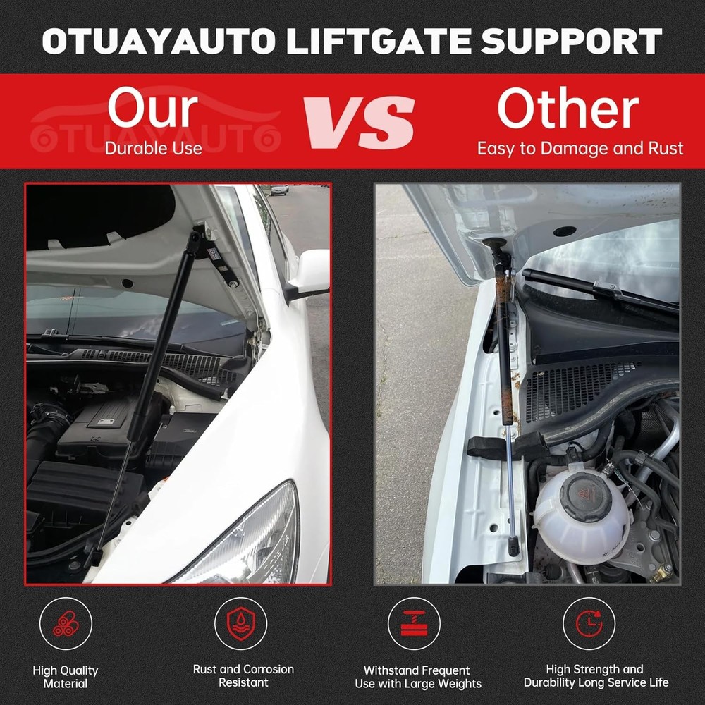 OTUAYAUTO Rear Hatch Liftgate Struts, Replacement for 2000-2004 Chevy Suburban,