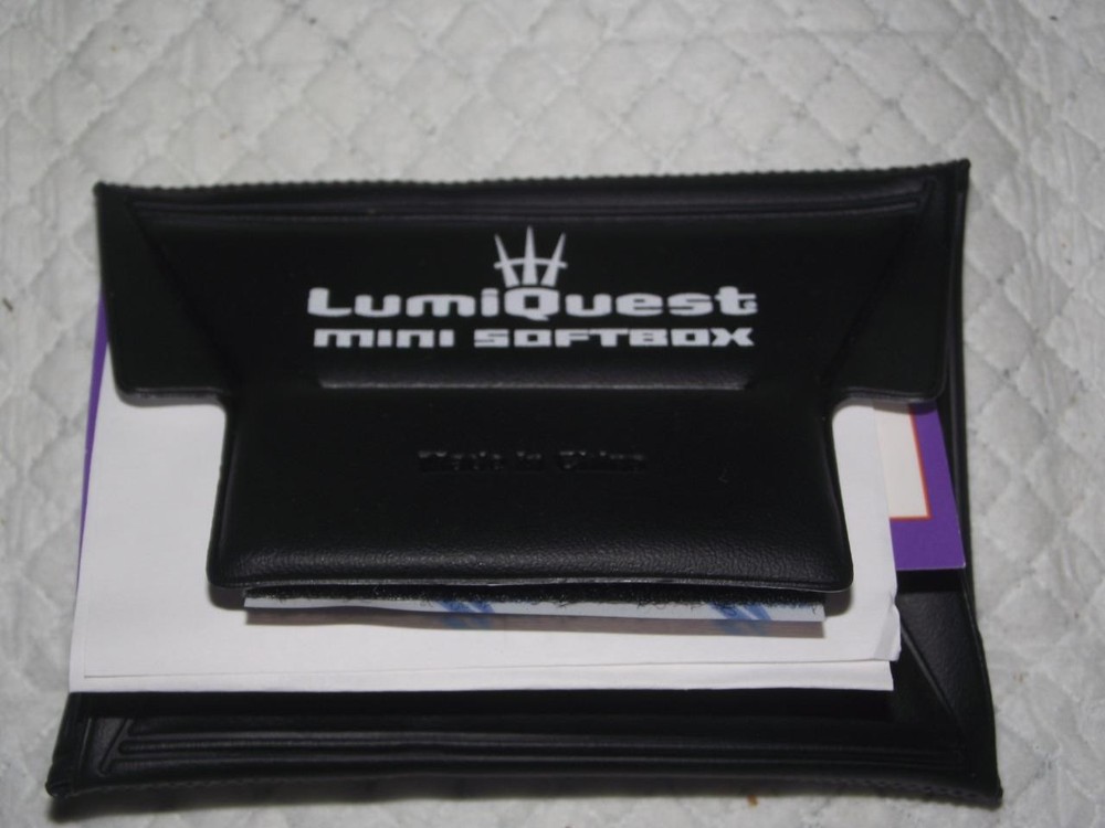 LUMIQUEST MINI SOFTBOX FOR STROBE FLASHES
