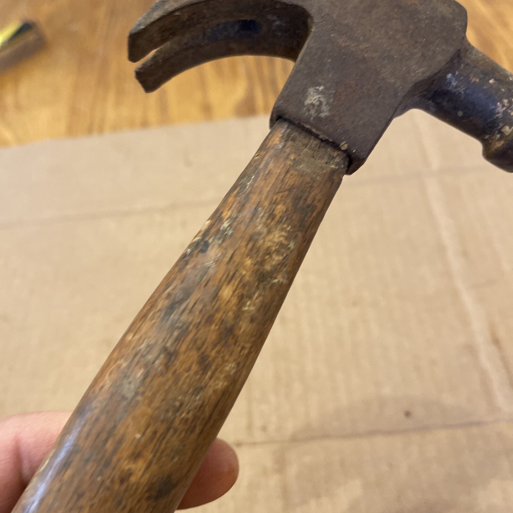 Small Vintage Hammer With Engraved Name