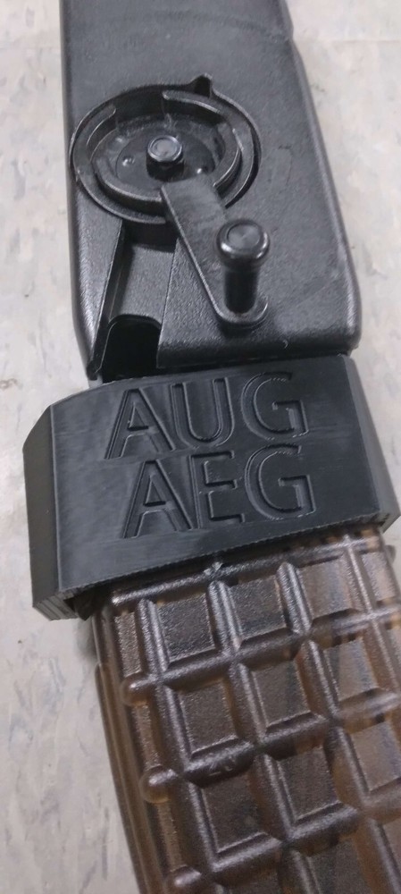 Airsoft AUG AEG Odin Speedloader Adapter (Black)
