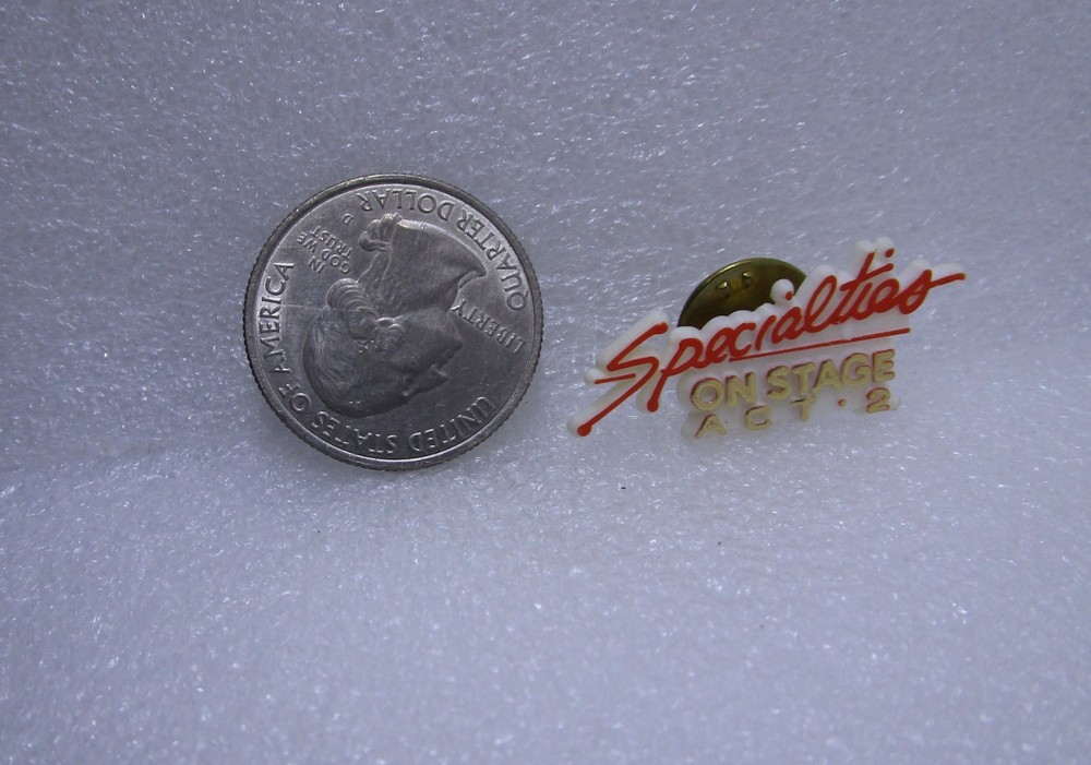 Specialties On Stage Act 2 Plastic Pin