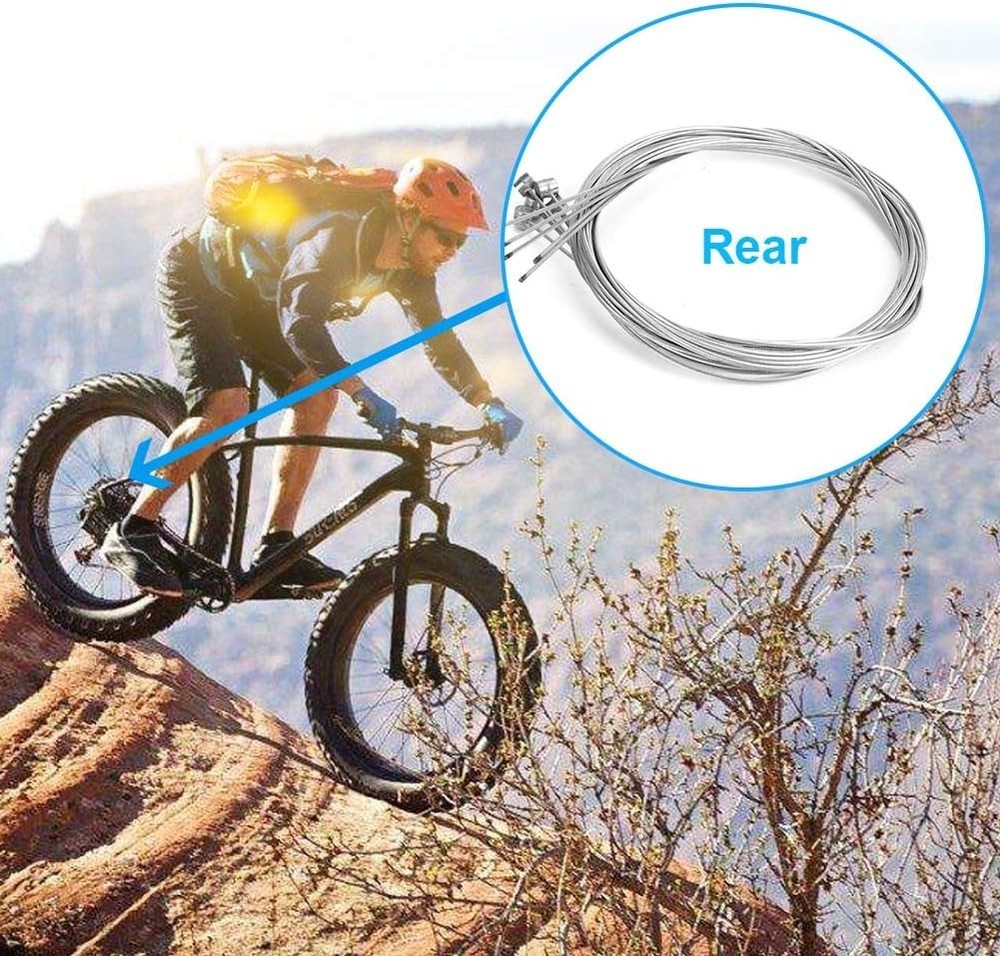 10PCS Complete Brake Cable Kit for Mountain & BMX Bikes - Easy Installation