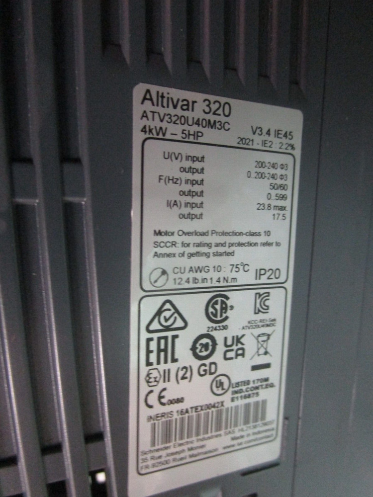 Schneider Electric Controller Panel 0190-87648