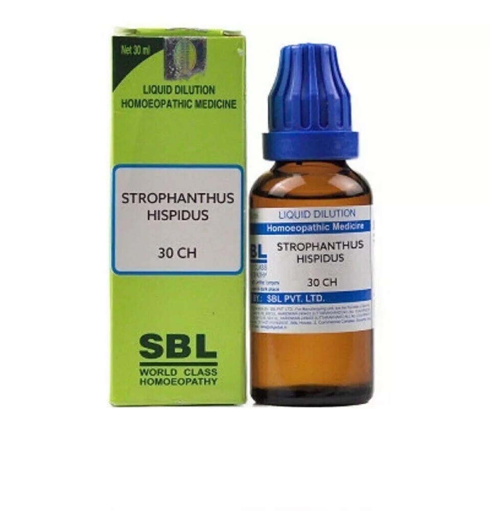 SBL Homeopathic Strophanthus Hispidus (30 ML / 100 ML) (Select Potency)
