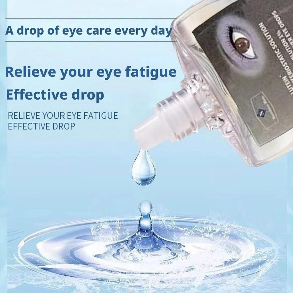 Bacteriostatic Solution, Dry Eves Solution 1% Redness Eye Reliever Drops B5T2