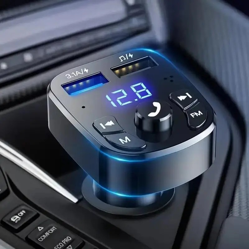 Bluetooth 5.0 Car 3.1A USB FM Transmitter