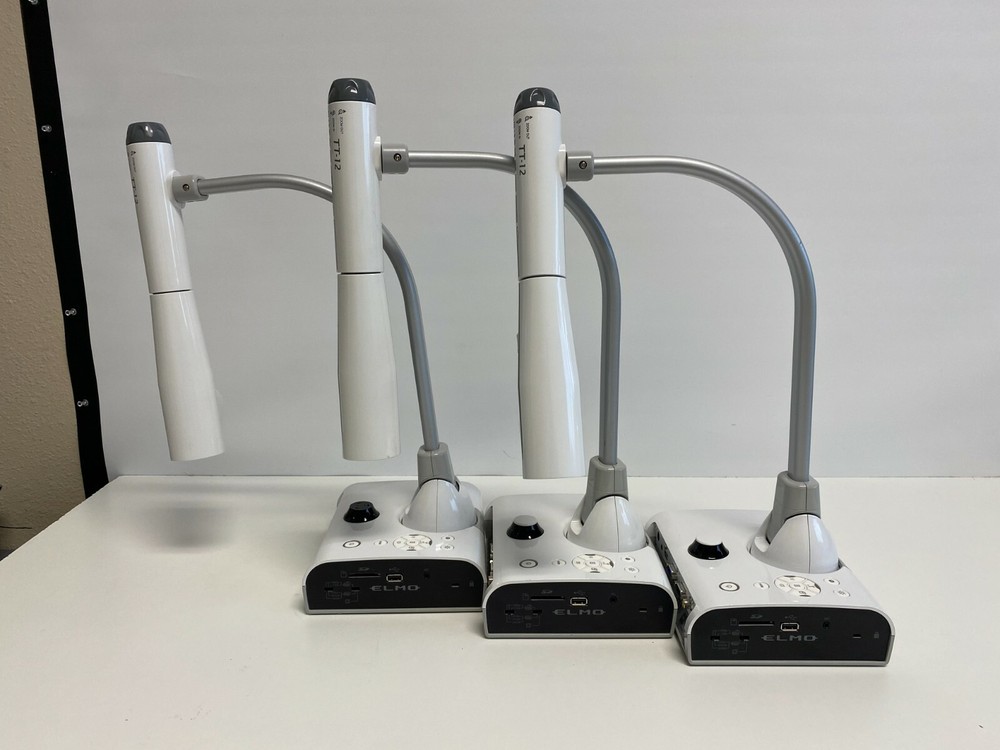 Lot #3: Lot of 3 Elmo TT-12 Interactive Document Camera
