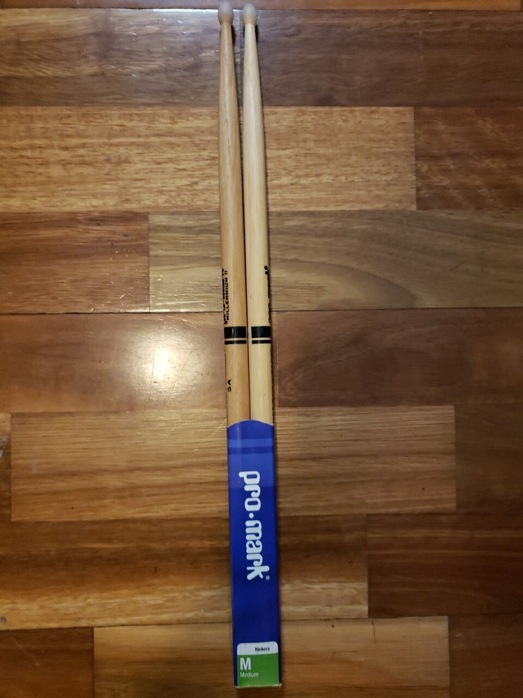 Pro-Mark TX5AN Hickory 5A Nylon Tip Drumsticks MEDIUM