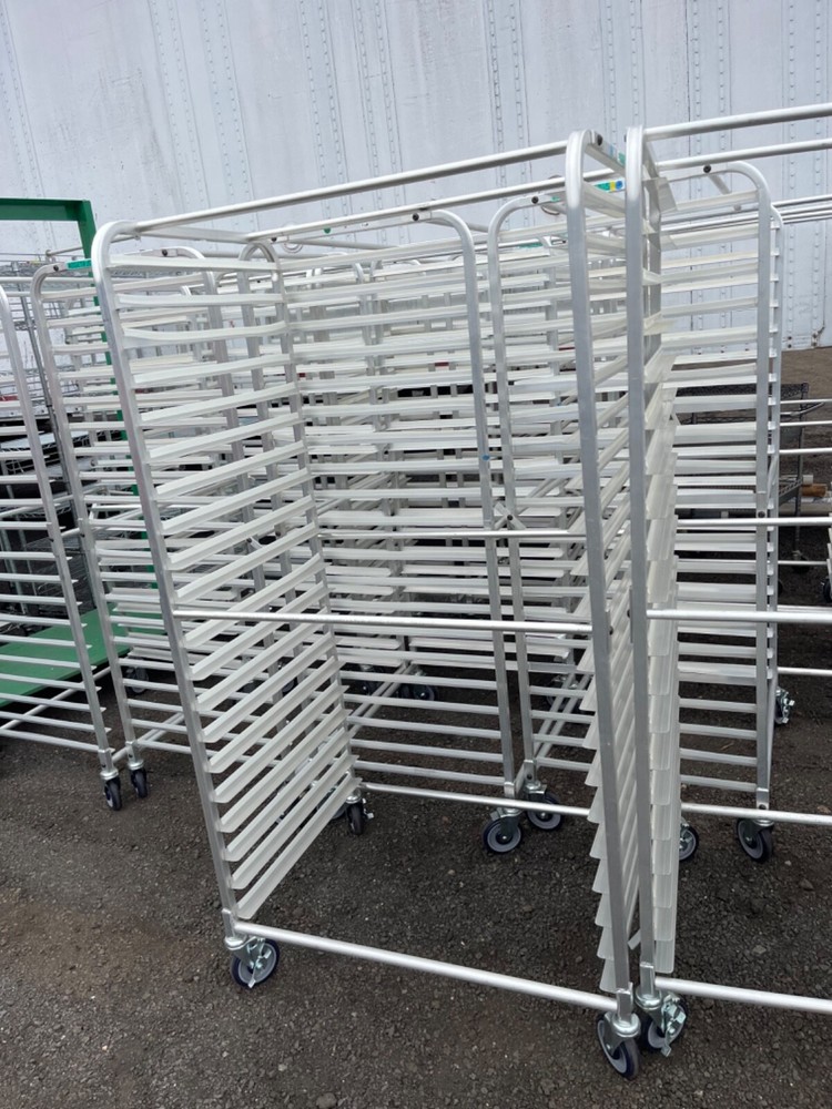 Aluminum Racks on Wheels