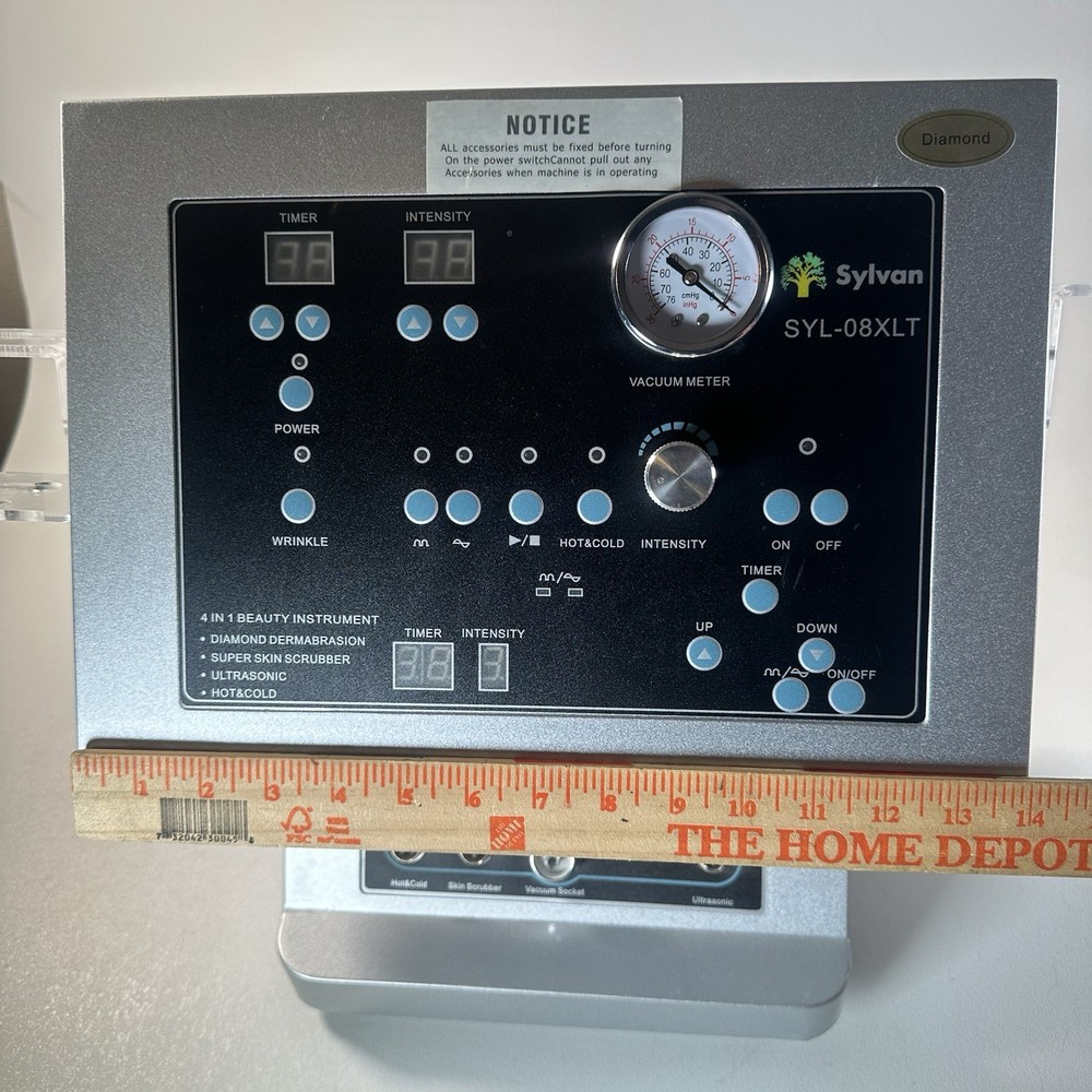 Sylvan Diamond Microdermabrasion 4 Function Unit Model SYL-08XLT Main Unit Only