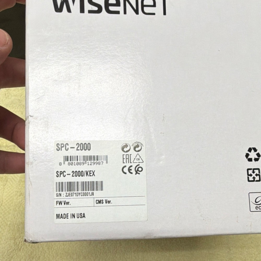 Wisenet SPC-2000 USB Security Camera Controller Black