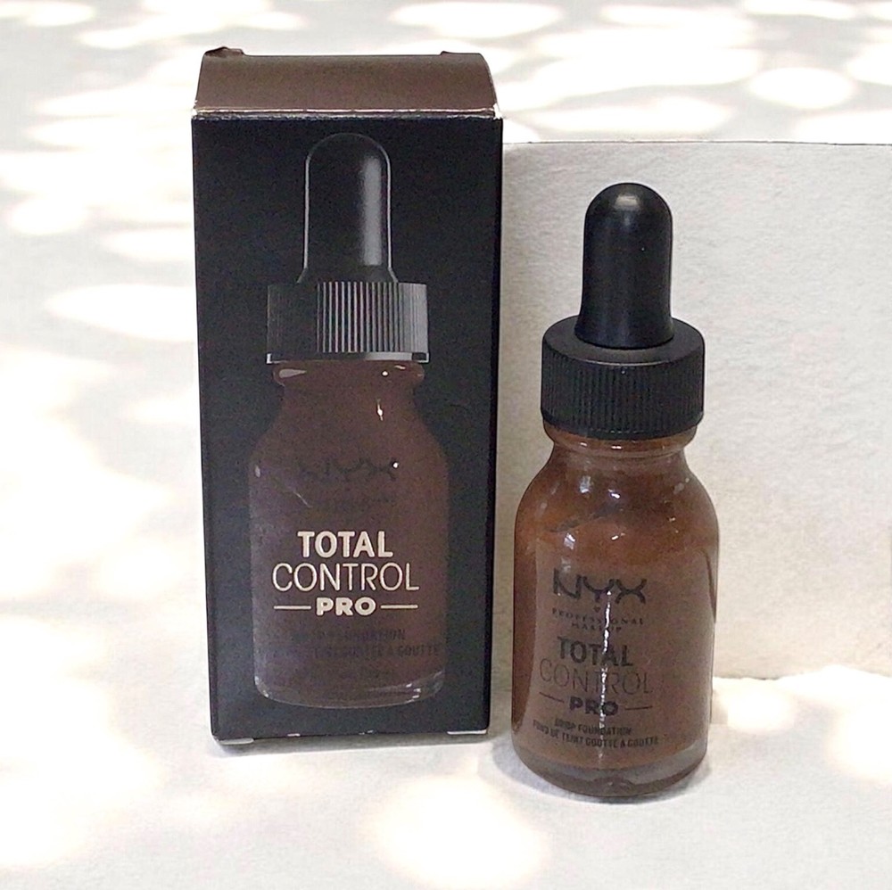 NYX Professional Makeup Total Control Pro Drop Foundation Deep Ebony