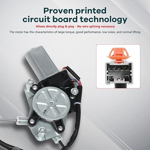 748-916 Front Left Driver Side Power Window Regulator with Motor Replacement