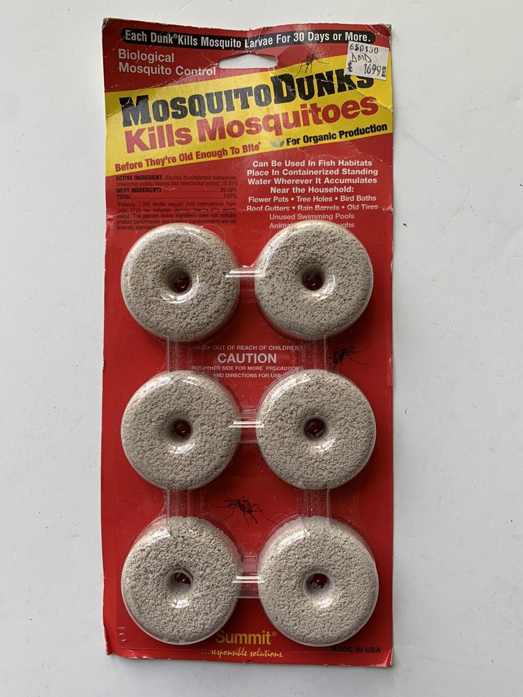Summit Mosquito Dunks®  Floating Pod-Biologically Safe Method 6 pack 6218-47 EPA