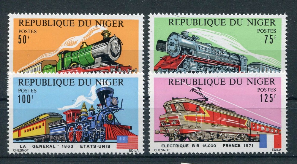 Niger 460/63 Mint / Railway 2/1532