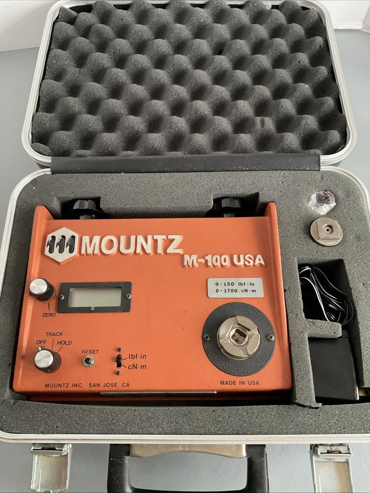 MOUNTZ M-100 Torque Calibrator Untested!