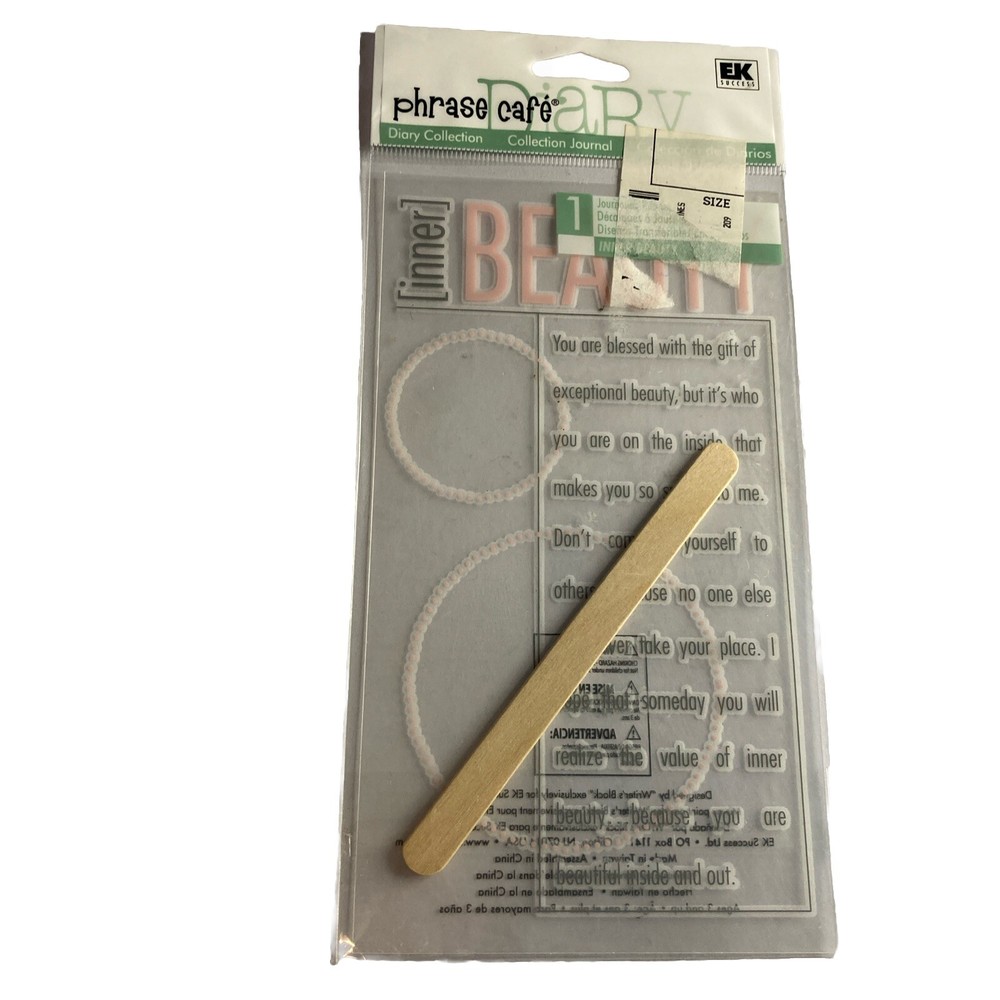 Inner Beauty Rub-Ons for Scrapbooking (SPPCD018)