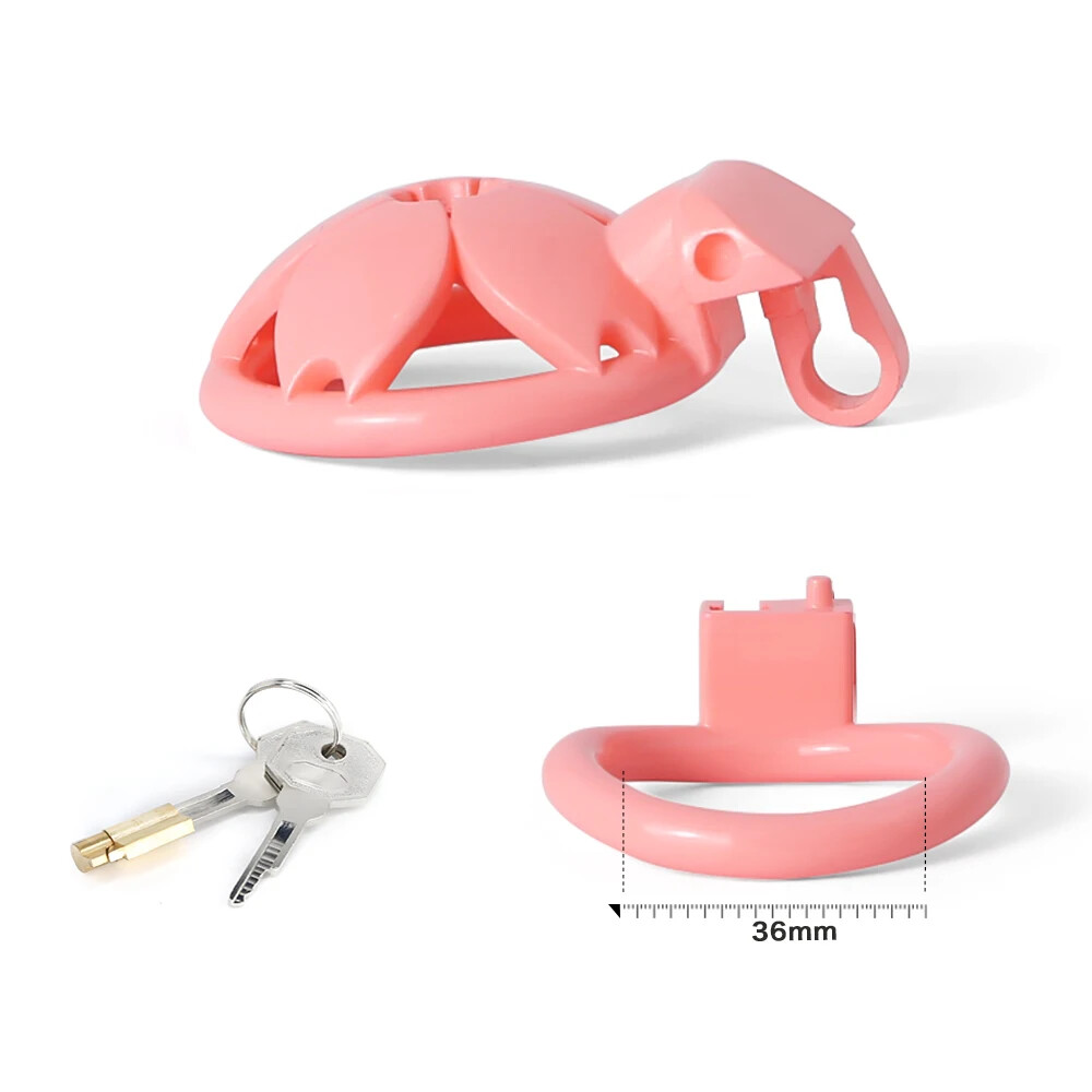Superlight Chastity Cage Set 3D Print Sakura Chastity Device Male Sissy Ring