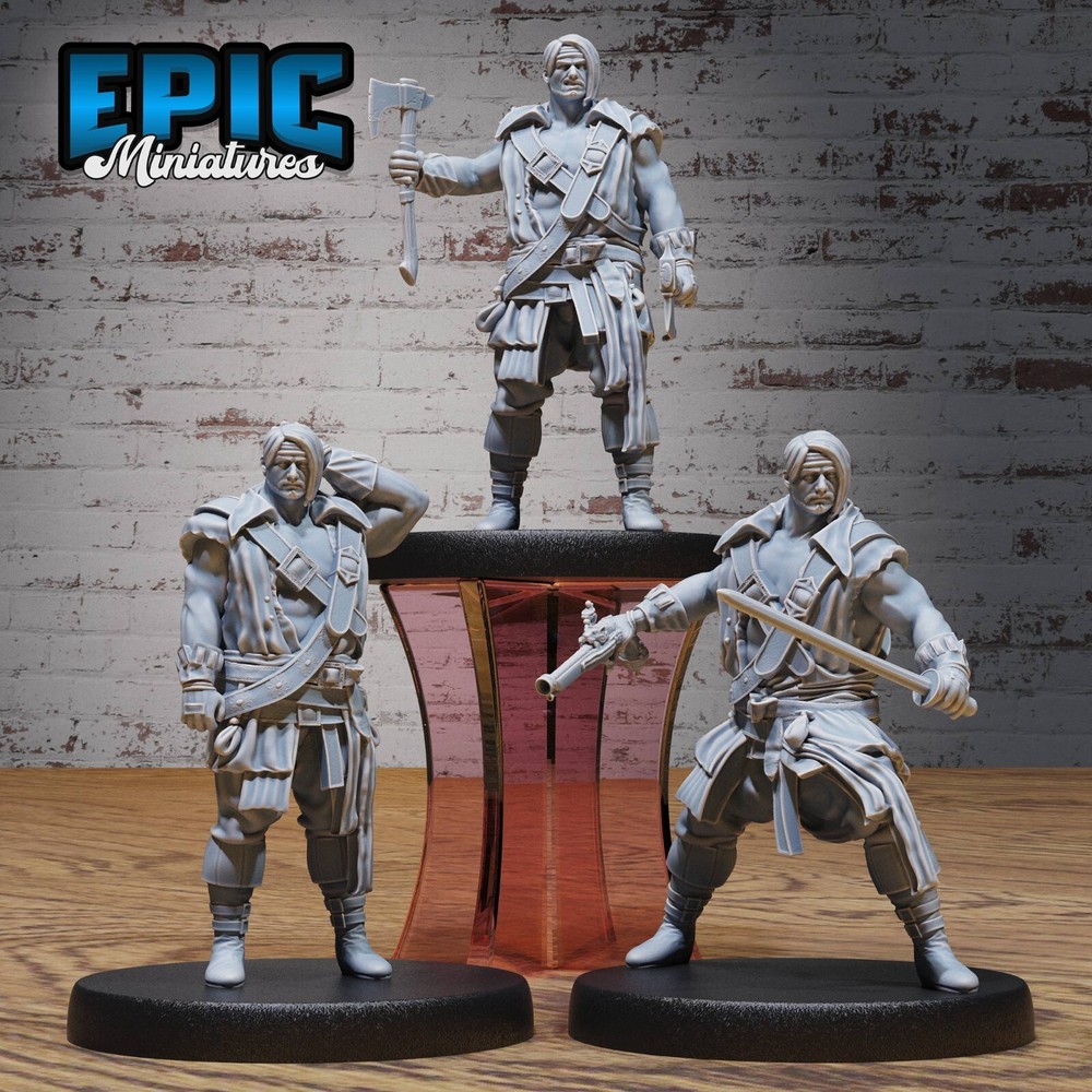 Harbor Worker D&D Dungeons and Dragons Miniature - Epic Miniatures 28mm