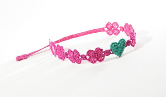 Cruciani You Star Macrame Lace Bracelet