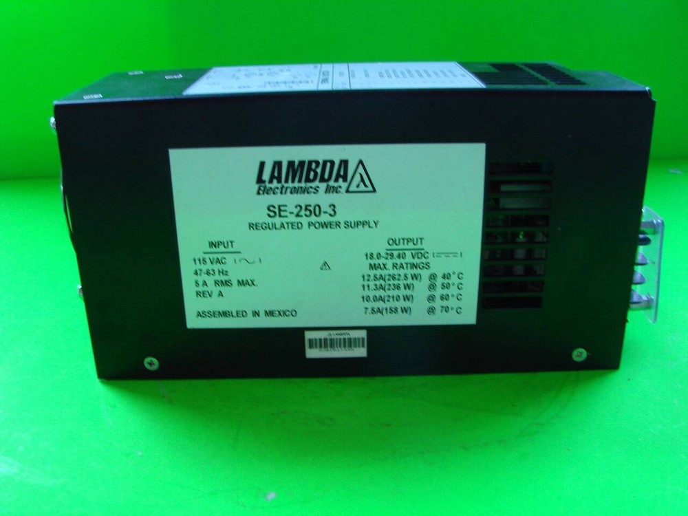 LAMBDA Power Supply SE-250-3 Used #10213