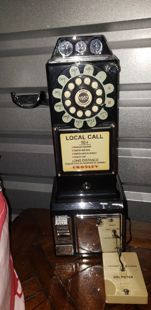 Crosley 1957 Rotary Black Model PP-8