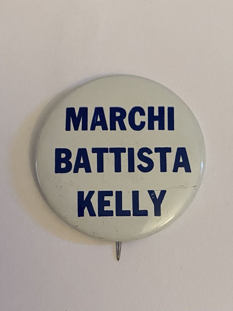 Marchi Battista Kelly Pin Back Button P165