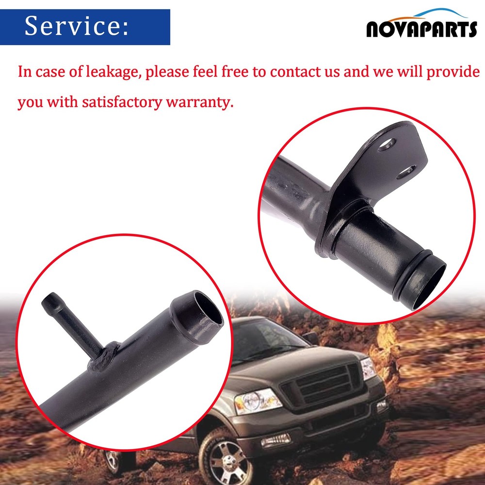 NOVAPARTS 1L3Z18663AB HVAC Heater Hose Pipe Assembly Engine Black