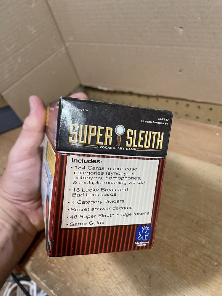 Super Sleuth Vocabulary Game Educational Insights