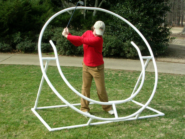 Full Circle PVC Golf Swing Trainer - Swing Plane Trainer - Golf Training Aid