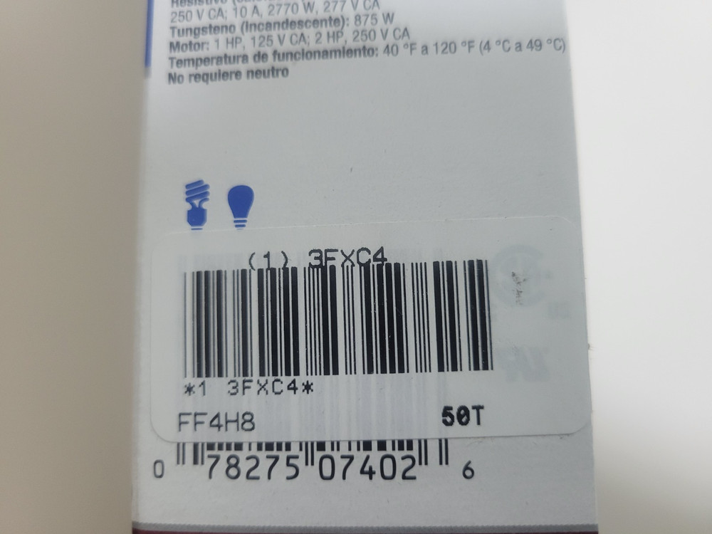 Intermatic Ff4h Timer,Spring Wound 4 Hr Spst Silver new