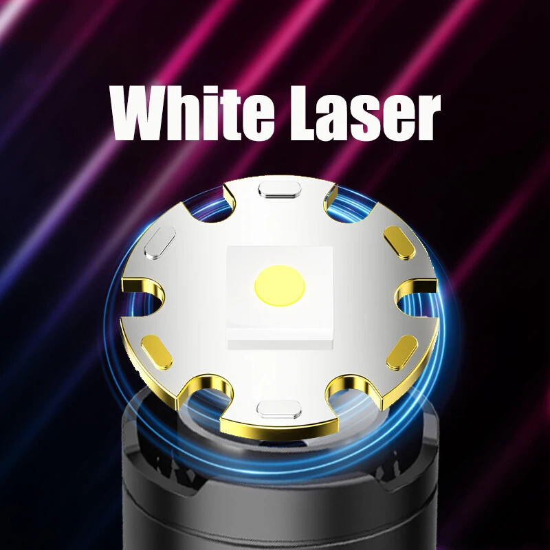 35000000Lumens LED High Powerful Flashlight Super Bright USB Rechargeable Torch